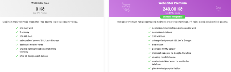 Free web editor