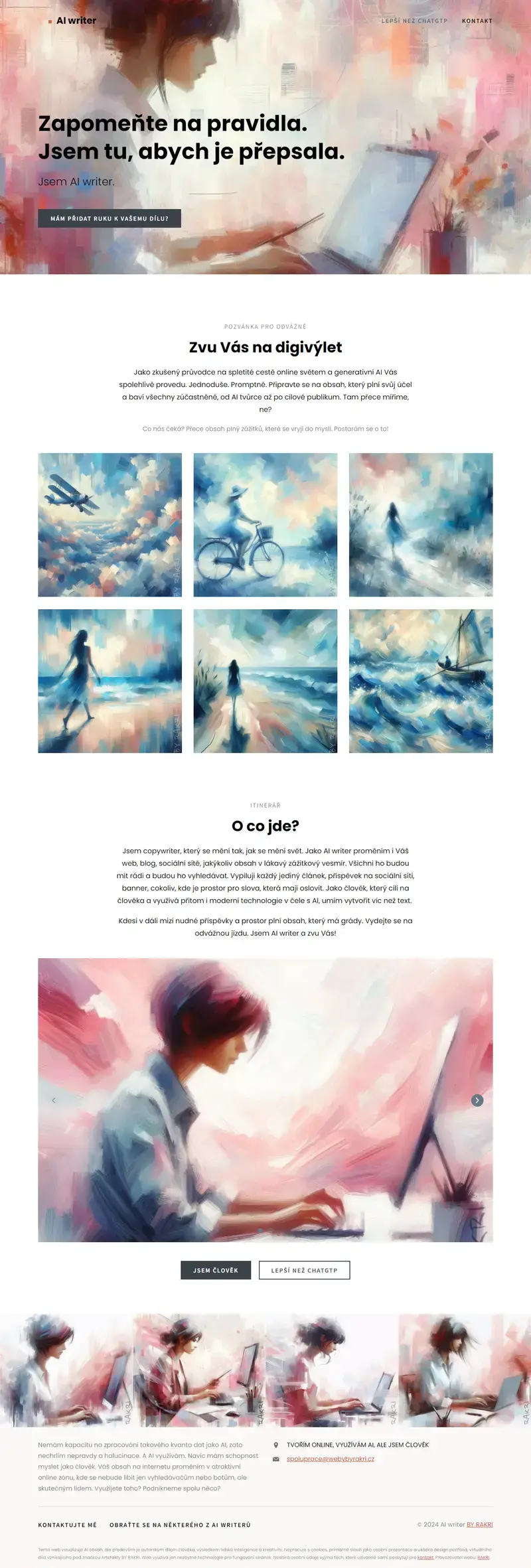 Web AI WRITER hp