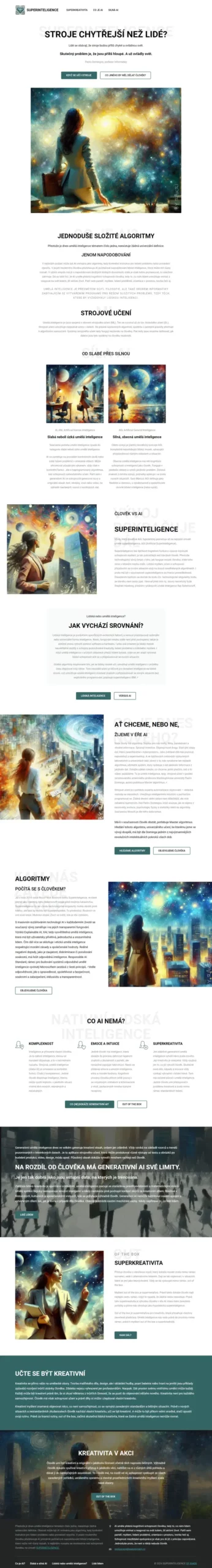 Web SUPERINTELIGENCE hp